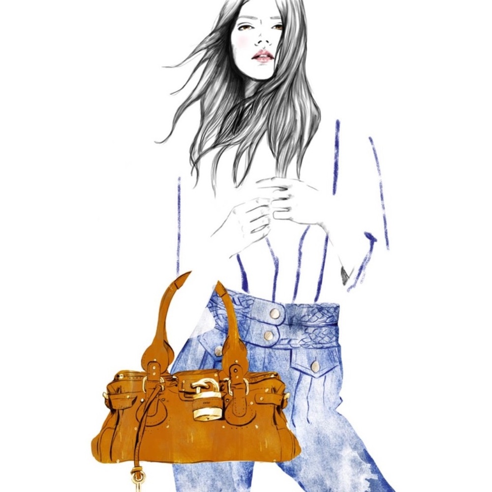 Chloé COA FALL ‘05 Paddington Metallic Taupe Leather-Lock & Key RARE RELEASE - Picture 15 of 16